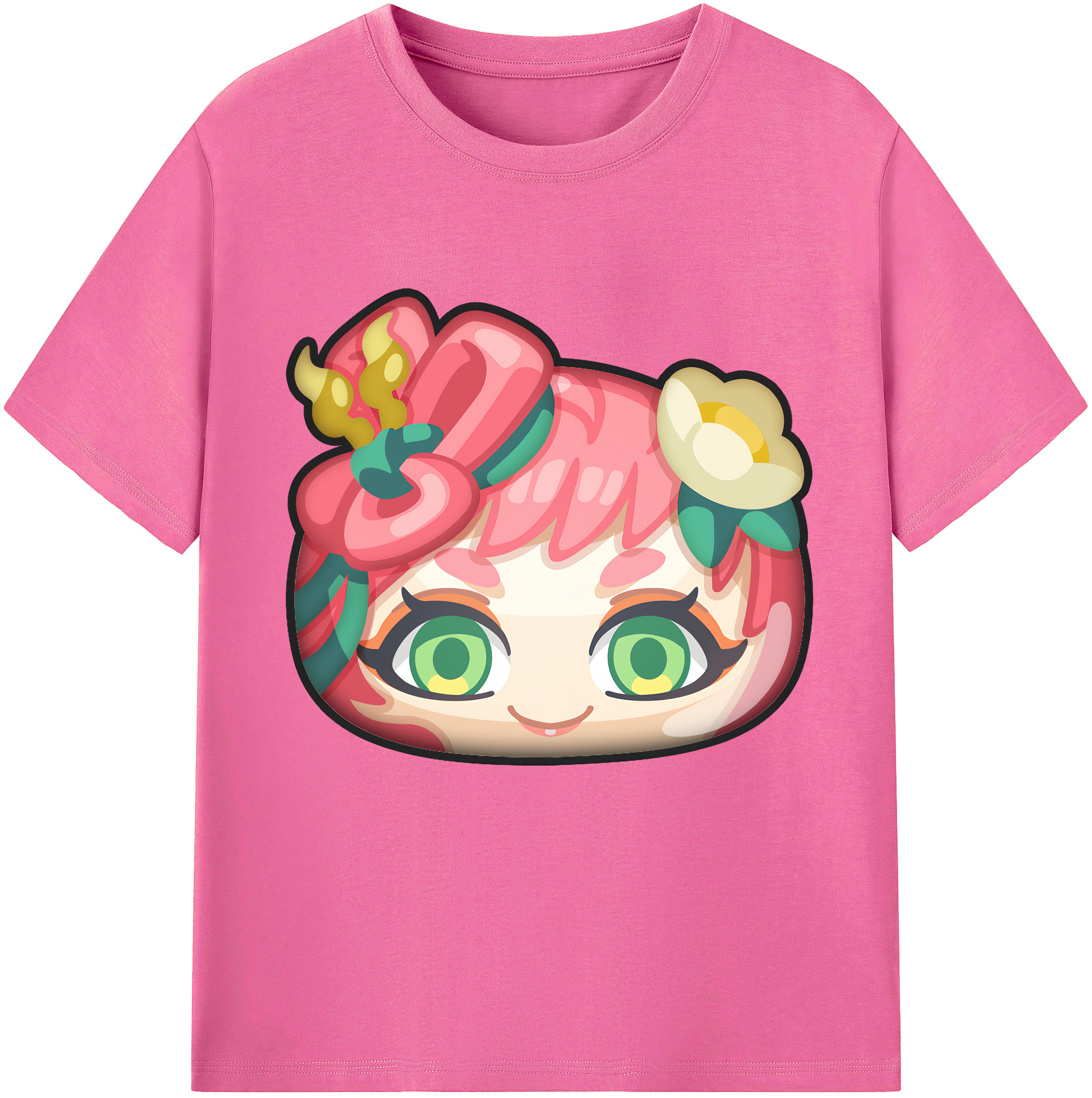 （画像用） 妖怪ウォッチ Yo-kai Watch レディースカジュアルプリントTシャツ（綿100％）
